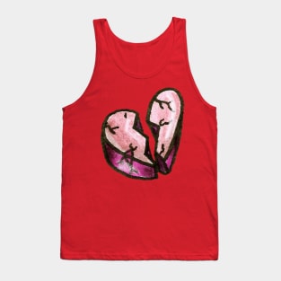 Broken Candy Heart Tank Top